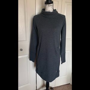 Merrell Charcoal Gray Cowlneck Dress
